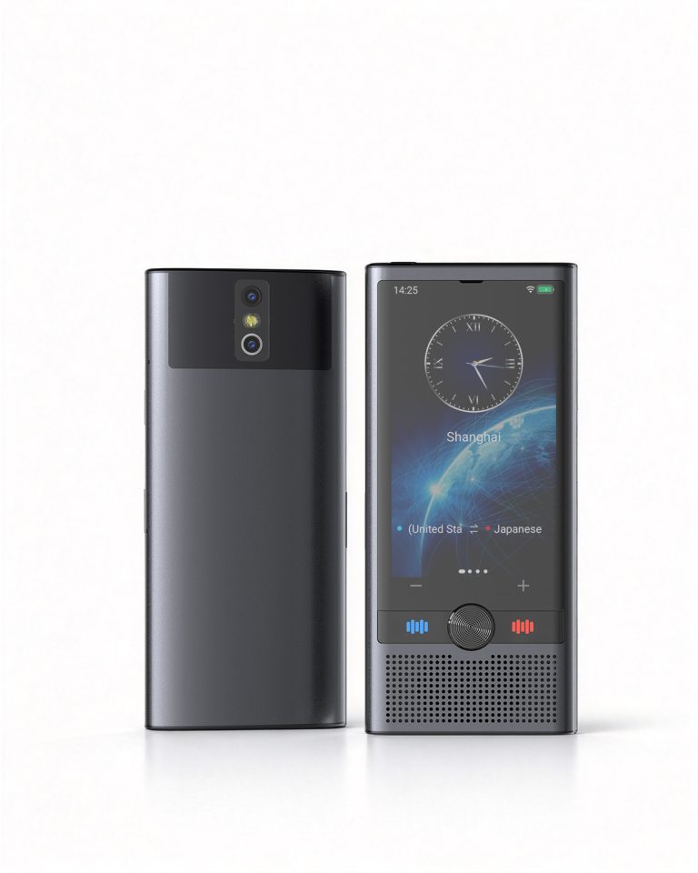 Language Translator Device with 4G Global Network,AI Translator with ChatGPT Featuring 16GB Storage Space, Supports 148 Languages, Real Time Two-Way Online/Offline/Photo/Voice Translation Device