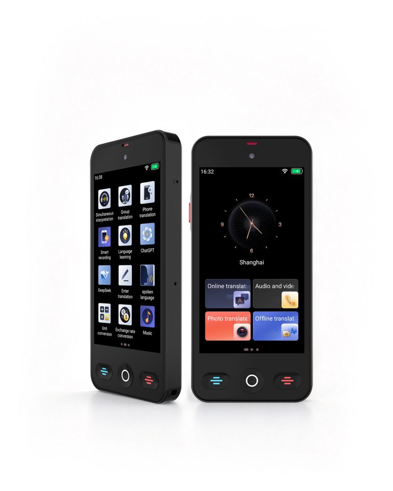 Language Translator Device with 148 Languages Voice Portable Ai Translating Offline Translation Support Voice Video Recording