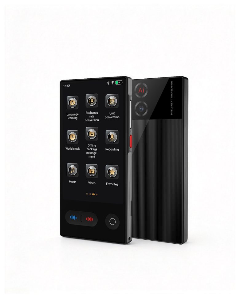 Two-Way Real-Time Language Translator, 148 Languages, AI Chat, Scan, Photo, Online & Offline Translation Device for Business Travel and Study